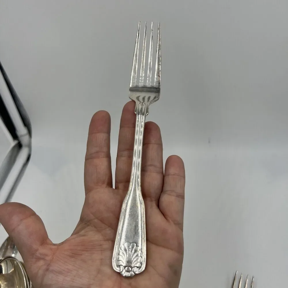 International Silver-plated Korea Dinner Fork Royal Shell Shell Tip Replacement